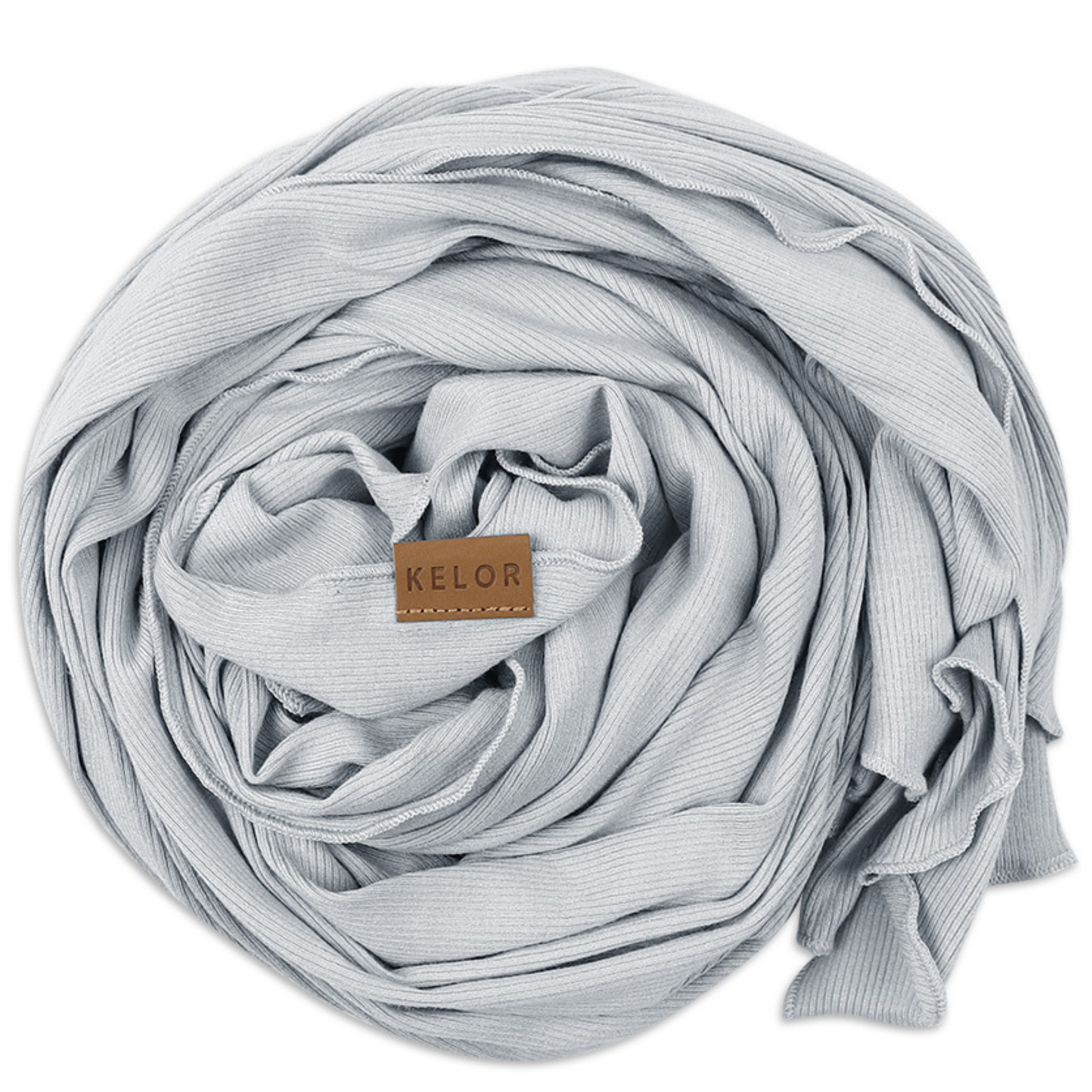 KELOR Luxury Bamboo Scarf Wrap - Warm Stone Gray