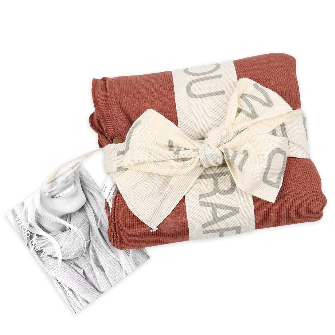 KELOR Luxury Bamboo Scarf Wrap - Blush Pink